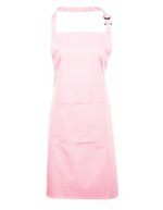 Premier Workwear Farbenfrohe Twill-Schürze mit Tasche, Hot Pink (ca. Pantone 214C) 72 x 86 cm, PW154 – Pink (ca. Pantone 1895C)