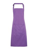 Premier Workwear Farbenfrohe Twill-Schürze mit Tasche, Hot Pink (ca. Pantone 214C) 72 x 86 cm, PW154 – Rich Violet (ca. Pantone 2587C)