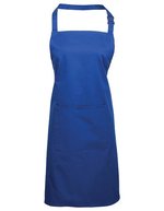 Premier Workwear Farbenfrohe Twill-Schürze mit Tasche, Hot Pink (ca. Pantone 214C) 72 x 86 cm, PW154 – Royal (ca. Pantone 286C)