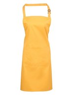 Premier Workwear Farbenfrohe Twill-Schürze mit Tasche, Hot Pink (ca. Pantone 214C) 72 x 86 cm, PW154 – Sunflower (ca. Pantone 136C)