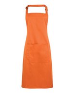 Premier Workwear Farbenfrohe Twill-Schürze mit Tasche, Hot Pink (ca. Pantone 214C) 72 x 86 cm, PW154 – Terracotta (ca. Pantone 159C)