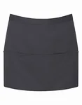 Premier Workwear 3-Taschen Schürze aus Baumwolle/Polyester, Burgundy (ca. Pantone 216C) 60 x 33 cm, PW155 – Charcoal (ca. Pantone 7540C)