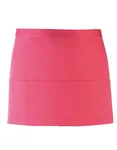 Premier Workwear 3-Taschen Schürze aus Baumwolle/Polyester, Burgundy (ca. Pantone 216C) 60 x 33 cm, PW155 – Fuchsia (ca. Pantone 219C)