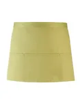Premier Workwear 3-Taschen Schürze aus Baumwolle/Polyester, Burgundy (ca. Pantone 216C) 60 x 33 cm, PW155 – Lime (ca. Pantone 382C)