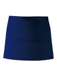 Premier Workwear 3-Taschen Schürze aus Baumwolle/Polyester, Burgundy (ca. Pantone 216C) 60 x 33 cm, PW155 – Navy (ca. Pantone 2766C)