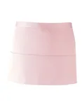 Premier Workwear 3-Taschen Schürze aus Baumwolle/Polyester, Burgundy (ca. Pantone 216C) 60 x 33 cm, PW155 – Pink (ca. Pantone 1895C)