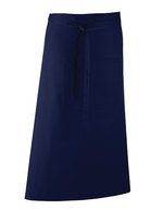Premier Workwear Farbenfrohe Twill-Schürze mit Fronttasche, Black (ca. Pantone Black C) 90 x 80 cm, PW158 – Navy (ca. Pantone 2766C)