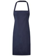 Premier Workwear Latzschürze aus strapazierfähigem Twill, Black (ca. Pantone Black C) 67 x 78 cm, PW165 – Navy (ca. Pantone 533C)