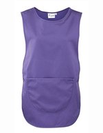Premier Workwear Damen-Tabard mit Tasche und Druckknopf, Black L, PW171 – Violet (ca. Pantone 269C)