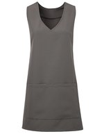 Premier Workwear Tulip Wickeltunika mit V-Ausschnitt – Dark Grey (ca. Pantone 425C)