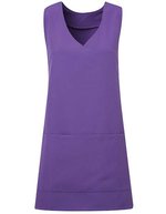 Premier Workwear Tulip Wickeltunika mit V-Ausschnitt – Purple (ca. Pantone 7447C)