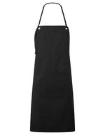 Premier Workwear Doppeltaschen-Canvas-Schürze Artisan's Choice, Black (ca. Pantone Black C) 72 x 86 cm, PW181 – Bild 2