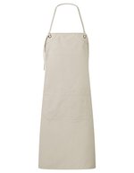 Premier Workwear Doppeltaschen-Canvas-Schürze Artisan's Choice, Black (ca. Pantone Black C) 72 x 86 cm, PW181 – Naturel (ca. Pantone 4755C)
