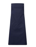 Premier Workwear Farbenfrohe Schürze mit Druckknöpfen, Black (ca. Pantone Black C) 70 x 86 cm, PW190 – Blu navy (ca. Pantone 533C)