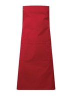Premier Workwear Farbenfrohe Schürze mit Druckknöpfen, Black (ca. Pantone Black C) 70 x 86 cm, PW190 – Rosso (ca. Pantone 201C)