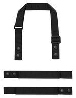 Premier Workwear Farbenfrohe Schürzenträger aus Recyclingmaterial, Black (ca. Pantone Black C) 2,5 x 90 cm, PW191 – Bild 2