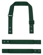 Premier Workwear Farbenfrohe Schürzenträger aus Recyclingmaterial, Black (ca. Pantone Black C) 2,5 x 90 cm, PW191 – Bottle Green (ca. Pantone 7484C)