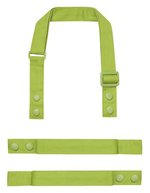 Premier Workwear Farbenfrohe Schürzenträger aus Recyclingmaterial, Black (ca. Pantone Black C) 2,5 x 90 cm, PW191 – Lime (ca. Pantone 2304C)