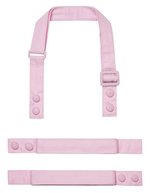 Premier Workwear Farbenfrohe Schürzenträger aus Recyclingmaterial, Black (ca. Pantone Black C) 2,5 x 90 cm, PW191 – Pink (ca. Pantone 707C)