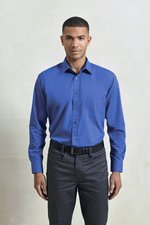 Premier Workwear Men´s Poplin Long Sleeve Shirt Royal (ca. Pantone 7686C) 46 (XXL/18) (PW200), PW200 – Bild 1