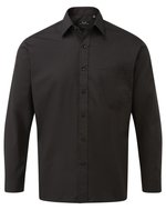 Premier Workwear Men´s Poplin Long Sleeve Shirt Royal (ca. Pantone 7686C) 46 (XXL/18) (PW200), PW200 – Bild 3