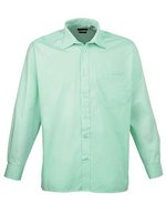 Men´s Poplin Long Sleeve Shirt – Aqua