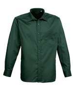 Premier Workwear Men´s Poplin Long Sleeve Shirt Royal (ca. Pantone 7686C) 46 (XXL/18) (PW200), PW200 – Bottle