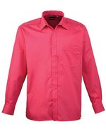 Premier Workwear Men´s Poplin Long Sleeve Shirt Royal (ca. Pantone 7686C) 46 (XXL/18) (PW200), PW200 – Hot Pink