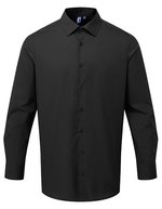 Men’s Long Sleeve ‘Recyclight’ Poplin Shirt – Bild 2