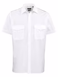 Premier Workwear Pilot Shirt Short Sleeve with Chest Pockets – image 3