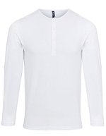 Premier Workwear T-Shirt mit Krempelärmeln für Herren, Black (ca. Pantone Black C) XS, PW218 – White