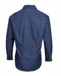 Premier Workwear Denim Hemd mit Kontrastnähten für Herren, Black Denim (ca. Pantone 433C) XS, PW222 – Bild 4