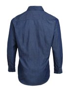 Premier Workwear Denim Hemd mit Kontrastnähten für Herren, Black Denim (ca. Pantone 433C) XS, PW222 – Bild 4
