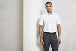 Premier Workwear Kurzarm Popeline Slim Fit Hemd für Herren, Black (ca. Pantone Black C) XS, PW246 – Bild 1