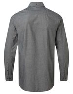 Men´s Organic Chambray Fairtrade Long Sleeve Shirt – Bild 8