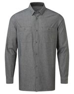 Men´s Organic Chambray Fairtrade Long Sleeve Shirt – Bild 15