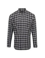 Premier Workwear Karomuster Langarmhemd aus Baumwolle, Camel (ca. Pantone 132C)/Navy (ca. Pantone 2378C) S, PW250 – Bild 3