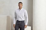 Premier Workwear Herrenhemd Maxton Check, kariert, Slim Fit, Light Blue (ca. Pantone 2707C)/White S, PW252 – Bild 1