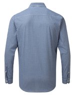 Premier Workwear Herrenhemd Maxton Check, kariert, Slim Fit, Light Blue (ca. Pantone 2707C)/White S, PW252 – Bild 4