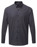 Premier Workwear Herrenhemd Maxton Check, kariert, Slim Fit, Black (ca. Pantone Black C)/Red (ca. Pantone 201C) S, PW252 – image 8
