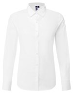 Women’s Manches longues ‘Recyclight’ Poplin Shirt – Blanc