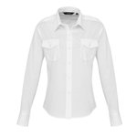 Premier Workwear Langarm Pilotenshirt mit Taschen für Damen, White 38 (S/10), PW310 – Bild 3