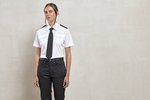 Premier Workwear Pilotenshirt Kurzarm Weiß für Damen, White 48 (3XL/20), PW312 – Bild 1