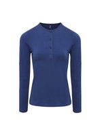 Premier Workwear Langarmshirt mit Krempelärmeln für Damen, Black (ca. Pantone Black C) XS, PW318 – Bild 3