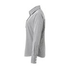 Premier Workwear Langarm Baumwollhemd Microcheck Schnitt für Damen, Black (ca. Pantone Black C)/White XS, PW320 – Bild 5