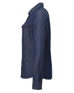 Premier Workwear Jeanshemd mit Kontrastnähten für Damen, Black Denim (ca. Pantone 433C) XS, PW322 – Bild 5