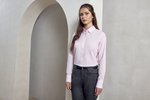 Premier Workwear Damenbluse Oxford mit Kontrastdetails, Oxford Blue (ca. Pantone 7453C) XS, PW338 – Bild 1