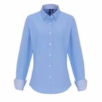 Premier Workwear Damenbluse Oxford mit Kontrastdetails, Oxford Blue (ca. Pantone 7453C) XS, PW338 – Bild 5