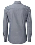 Premier Workwear Bio-Baumwoll Langarmbluse mit Brusttaschen, Indigo Denim (ca. Pantone 2380C) 3XL, PW347 – Bild 4