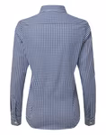 Premier Workwear Camicia a Maniche Lunghe Maxton Check a Quadri da Donna, Navy (ca. Pantone 533C)/White XXL, PW352 – immagine 4